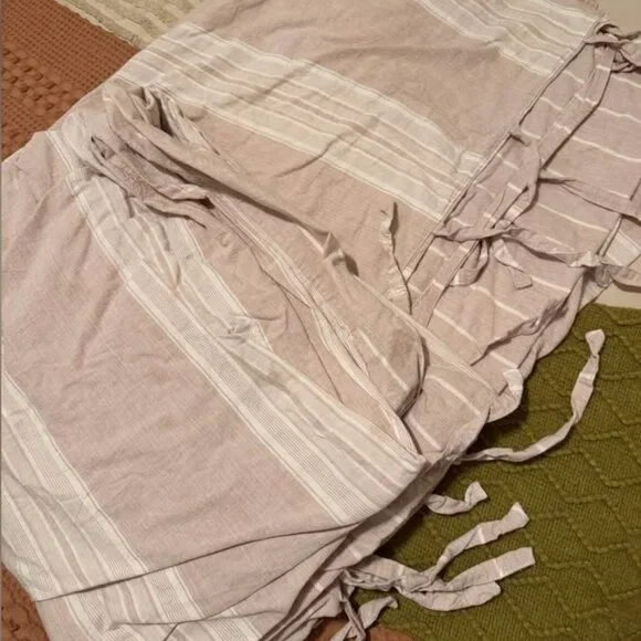 King Sized 100% Cotton Duvet Cover - Light Pink / Dusty rose - Picture 2 of 5